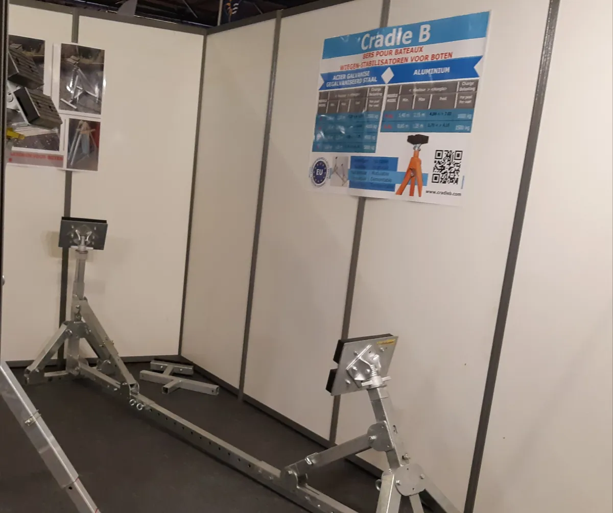 Bers Cradle B présentés sur un salon nautique en 2019